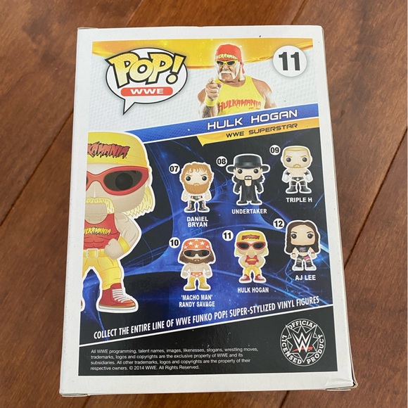 WWE Funko POP HULK HOGAN 11 - Picture 2 of 2